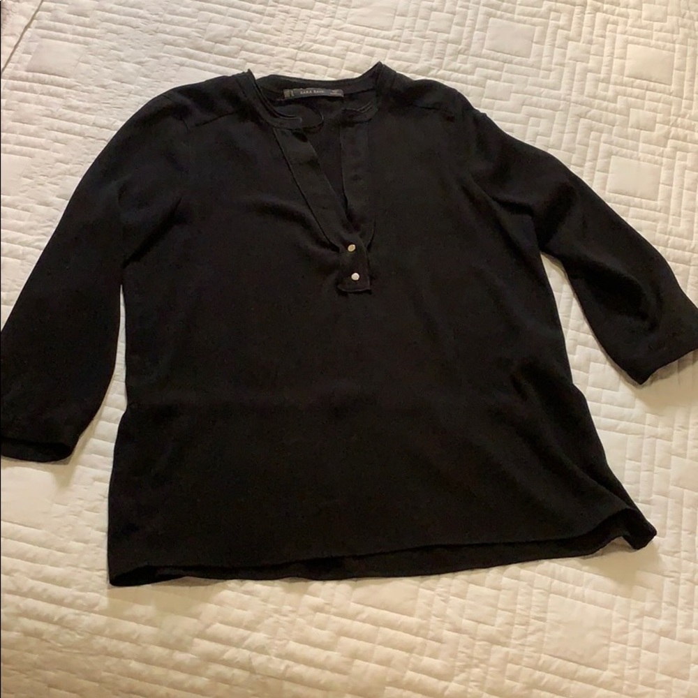 Black Zara blouse worn once